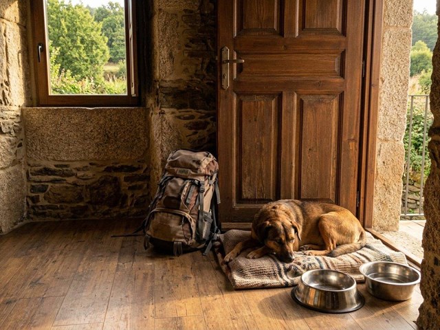 Descansa sin preocupaciones: alojamiento para peregrinos con mascota en Ourense