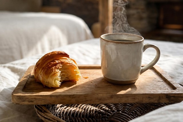 Despierta con desayuno en cesta: alojamiento para parejas en Ourense - Imagen 1